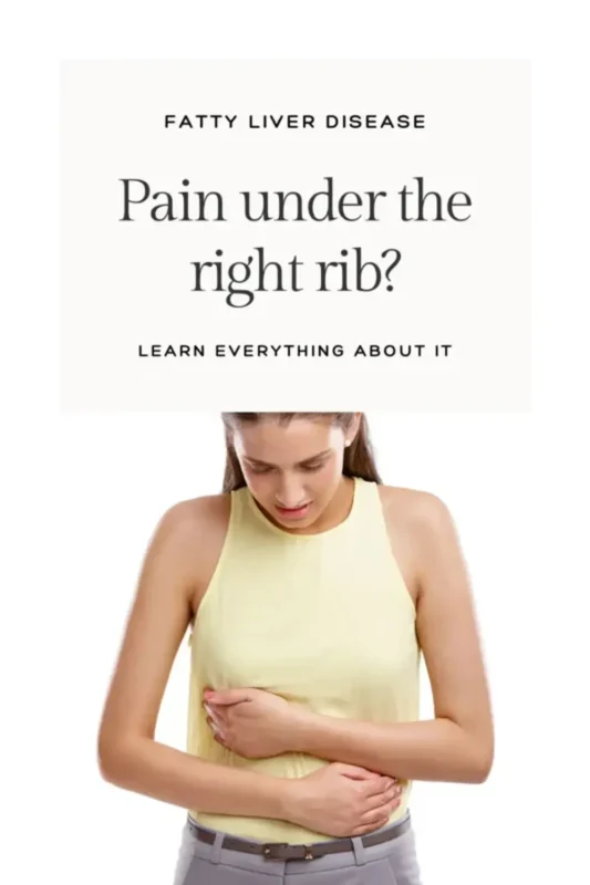 Fatty Liver disease Pain Under Right RIb Pinterest Pin